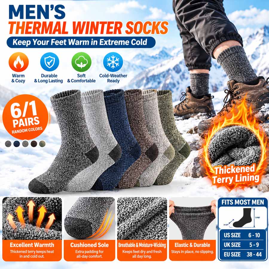 Fishing Socks - Calcetines de invierno para ciclismo, pesca