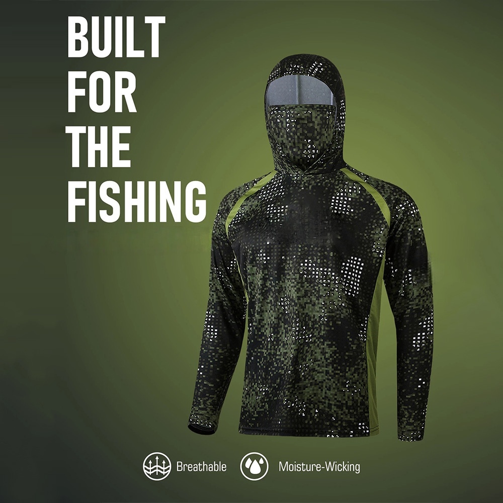 Fishing Shirt Uv Protection - Camiseta de Pesca MALFC para Hombre,