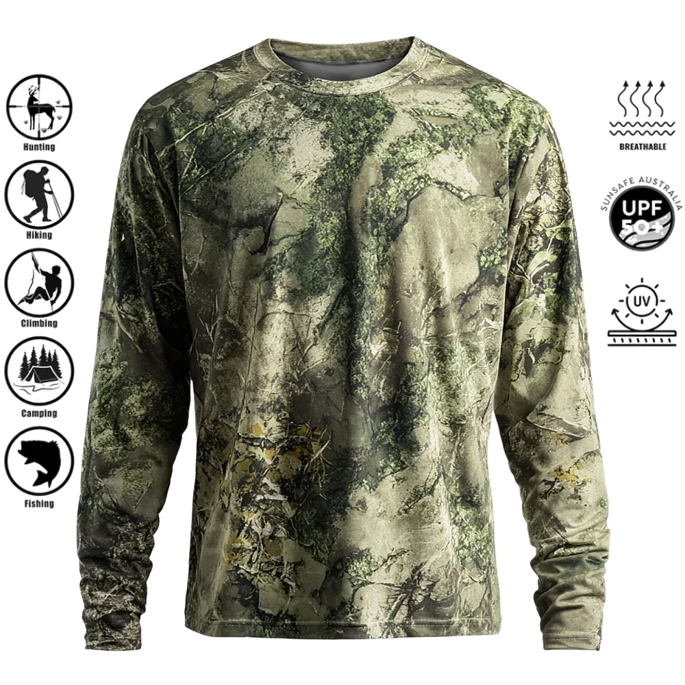 Fishing Shirt Uv Protection - Camiseta de manga larga para hombre,