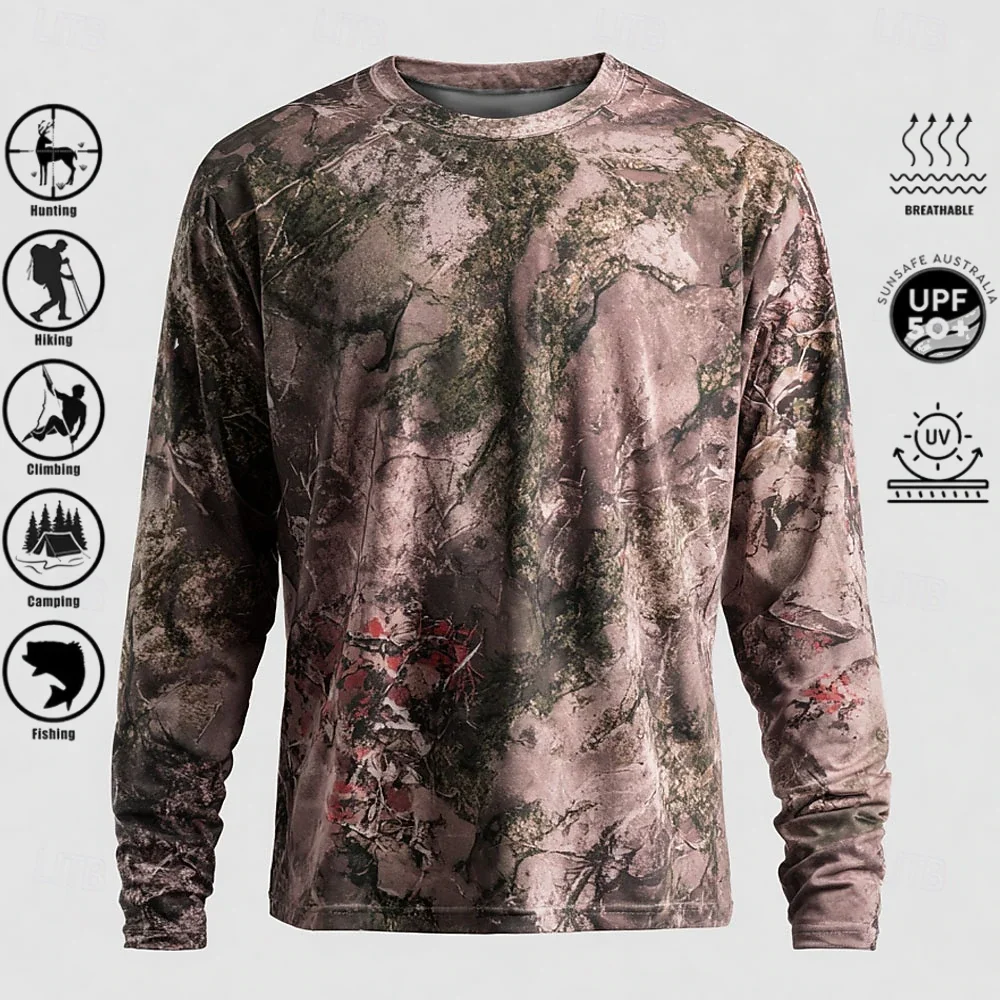 Camiseta de manga larga para h - Fishing Shirt Uv Protection reseña y precio