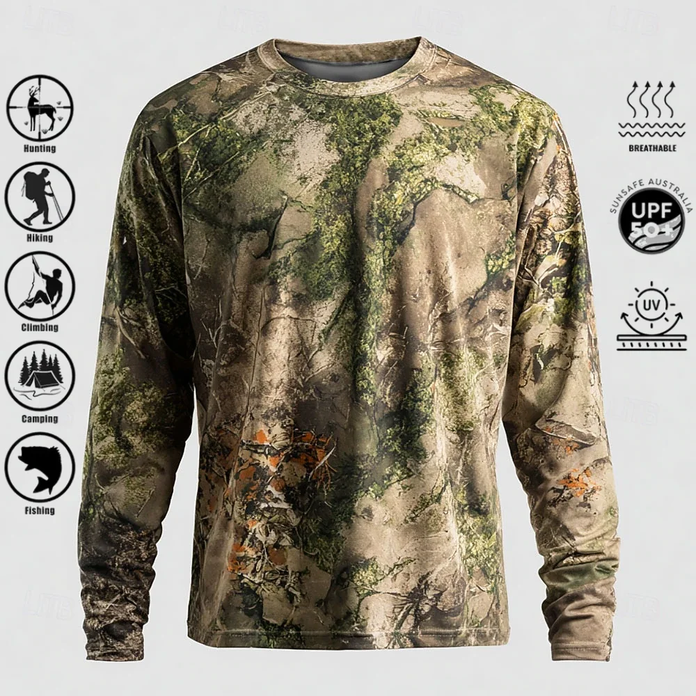 Camiseta de manga larga para h - Fishing Shirt Uv Protection reseña y precio