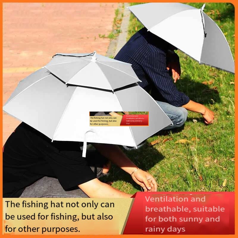 Sombrero paraguas de doble cap - Fishing Hat reseña y precio